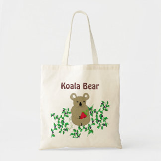 Bolsa Tote Urso Koala Com Vinhas