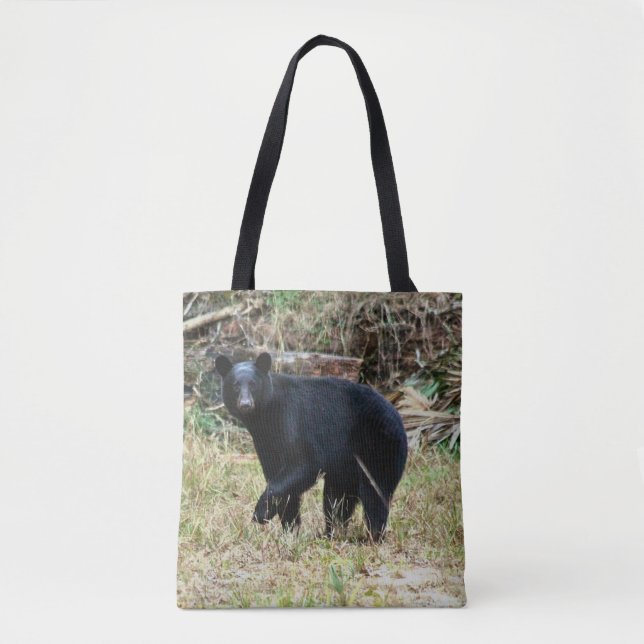 Bolsa Tote Urso Negro da Flórida (Frente)
