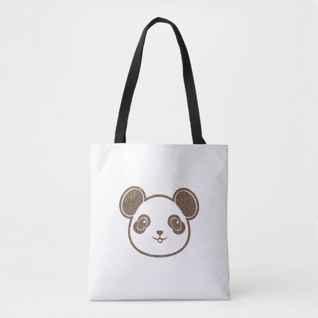 Bolsa Tote Urso Panda Desapontado (Frente)