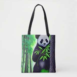 Bolsa Tote Urso Panda Divertido
