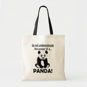 Bolsa Tote Urso Panda Engraçado Panda Fofo