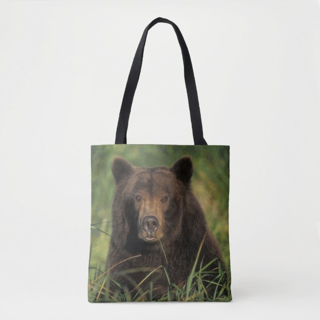 Bolsa Tote urso pardo, Ursus arctos, urso cinzento, Ursus 9 (Frente)