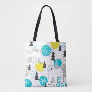 Bolsa Tote Urso polar