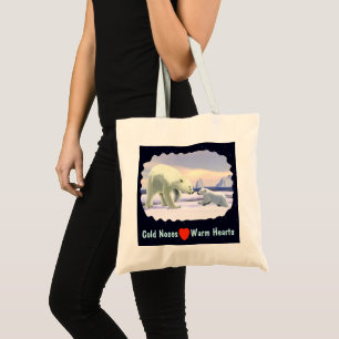 Bolsa Tote Urso Polar - Melhor Nariz Mama