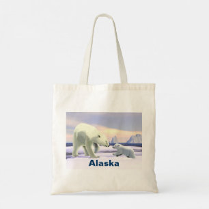 Bolsa Tote Urso Polar - Melhor Saco De Tote Do Nariz Da Mãe