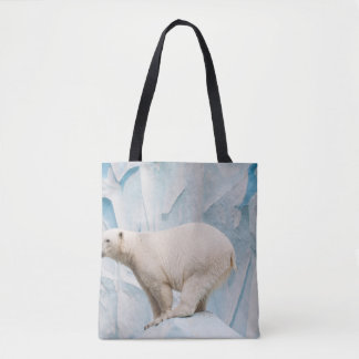 Bolsa Tote Urso Polar: Vislumbre Zoo Habitat