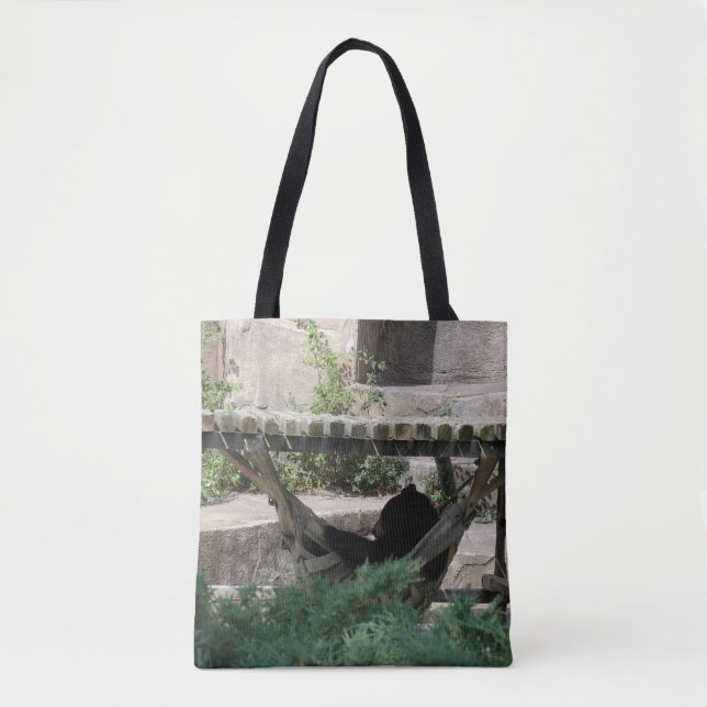Bolsa Tote Urso Relaxante (Frente)