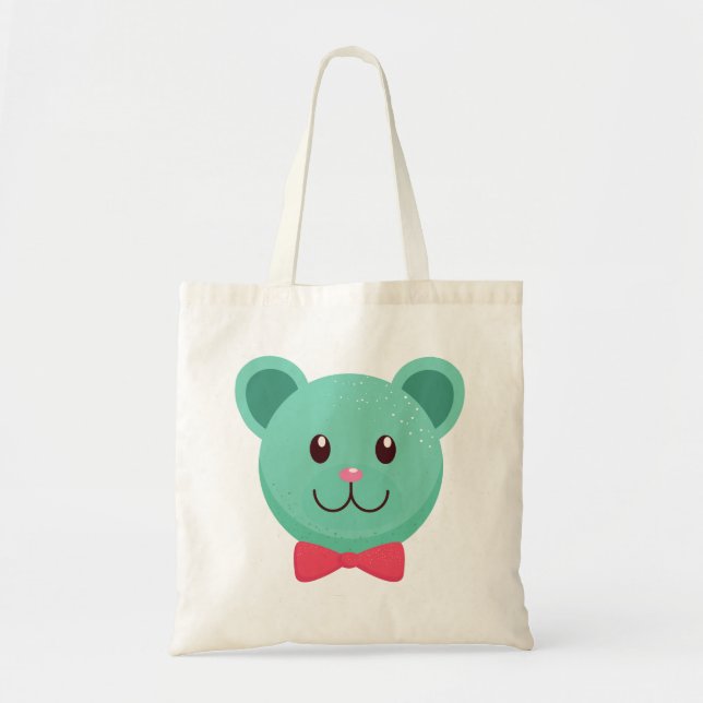 Bolsa Tote urso sorridente (Frente)