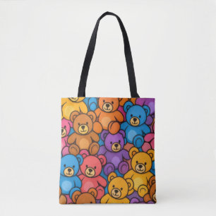 Bolsa Tote Ursos Brilhantes