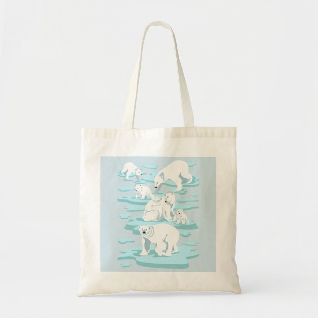 Bolsa Tote Ursos polares (Frente)