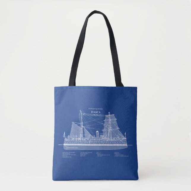 Bolsa Tote USCG Cutter Itasca - ABD (Frente)
