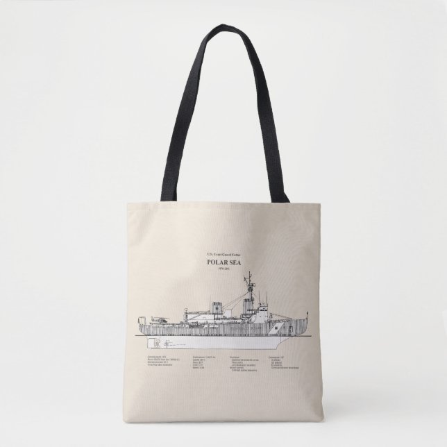Bolsa Tote USCG Cutter Polar Sea wagb-11 - SBD (Frente)