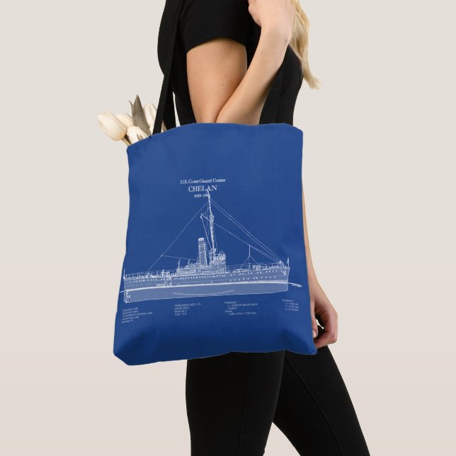 Bolsa Tote USCGC Chelan - ABD (Close Up)