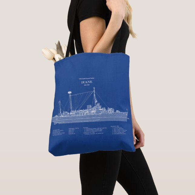 Bolsa Tote USCGC Duane wpg-33 - ABD (Close Up)