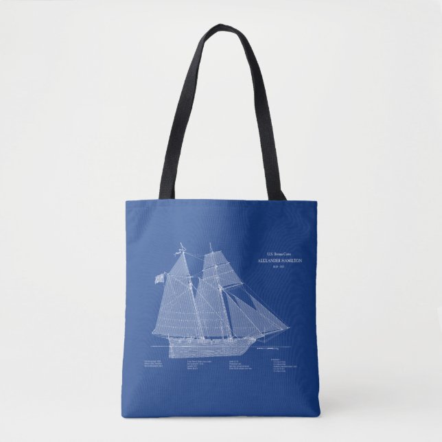 Bolsa Tote USRC Alexander Hamilton - ABD (Frente)