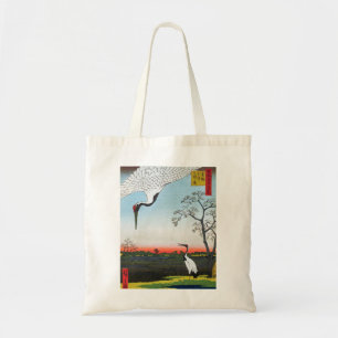Bolsa Tote Utagawa Hiroshige - Minowa, Kanasugi, Mikawashima