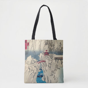 Bolsa Tote Utagawa Hiroshige - Neve no Monte Haruna