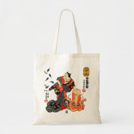 Bolsa Tote Utagawa Kuniyoshi, Cat Representando uma Cena de