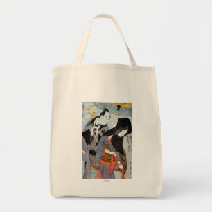 Bolsa Tote Utamaro: Amantes, 1797