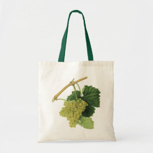 Bolsa Tote Uvas Brancas para Vinho na Videira, Frutas Aliment