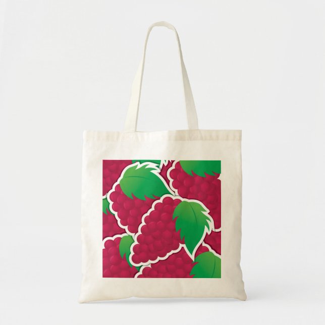 Bolsa Tote Uvas vermelhas funerárias (Frente)