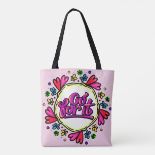 Bolsa Tote Vá em frente!