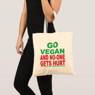 Bolsa Tote Vá Vegan E Ninguém Se Machuca, Vegan 