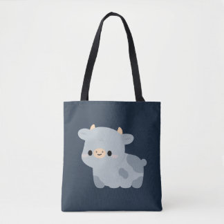 Bolsa Tote Vaca Azul Belga