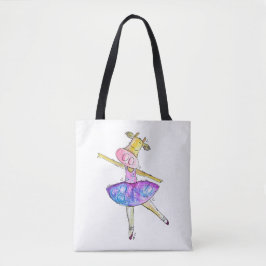 Bolsa Tote Vaca Ballerina Branca