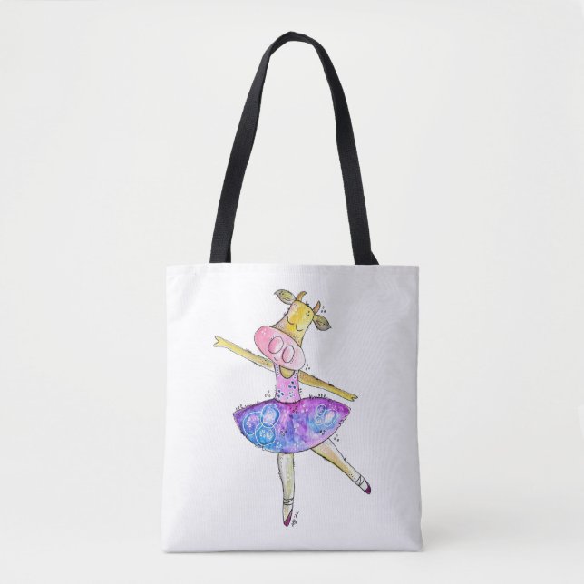 Bolsa Tote Vaca Ballerina Branca (Frente)