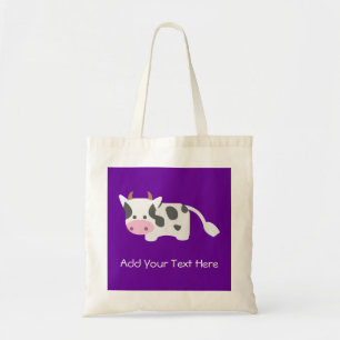 Bolsa Tote Vaca bonito & adorável