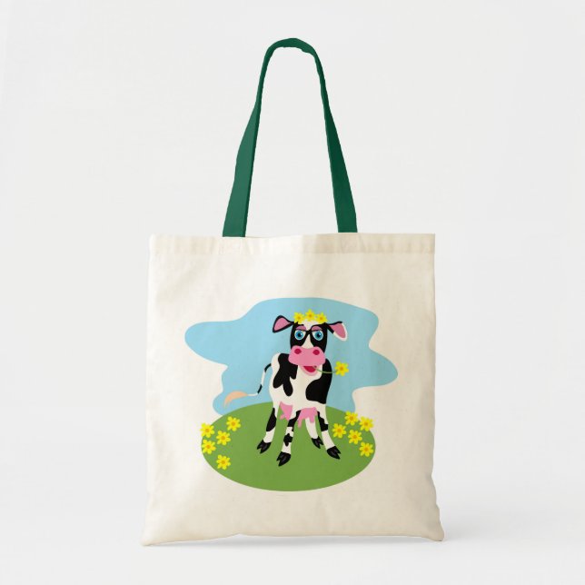 Bolsa Tote Vaca de leiteria (Frente)