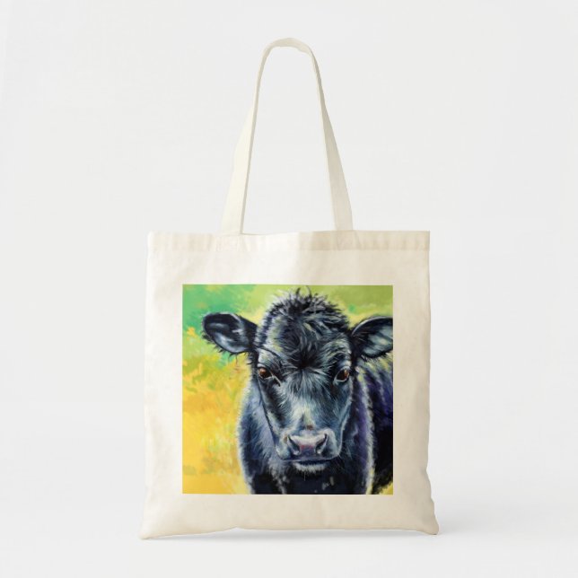 Bolsa Tote Vaca do bebê (Frente)
