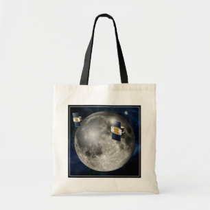 Bolsa Tote Vaca-Espaco Twin Grail Orbitando A Lua.