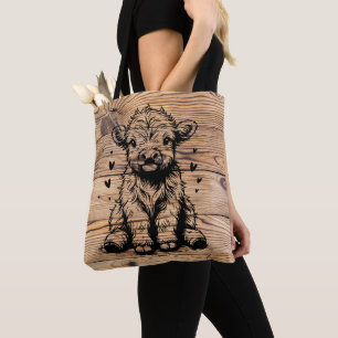Bolsa Tote Vaca Highland