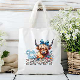 Bolsa Tote Vaca Legal de Terras Altas "Custa mas Moody" Azul