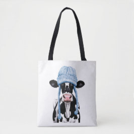 Bolsa Tote Vaca num chapéu.
