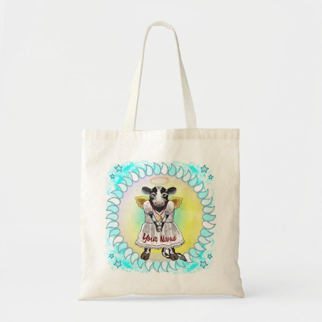 Bolsa Tote Vaca Sagrada  Anjo    (Frente)
