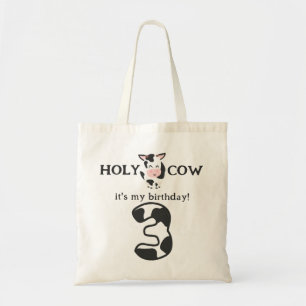 Bolsa Tote Vaca Sagrada Eu Estou Completa 3 Anos Aniversário