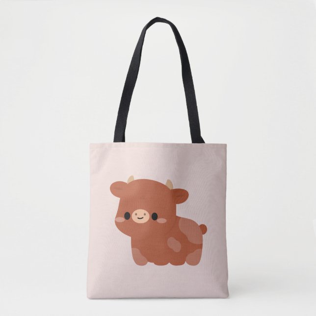 Bolsa Tote Vaca Vermelha Sueca (Frente)