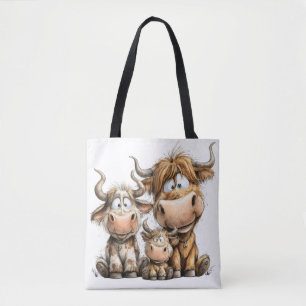 Bolsa Tote Vacas caprichosas