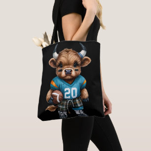 Bolsa Tote Vacas das Terras Altas e Futebol
