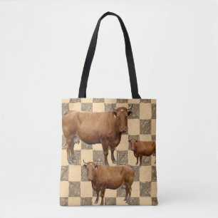 Bolsa Tote Vacas de sacola