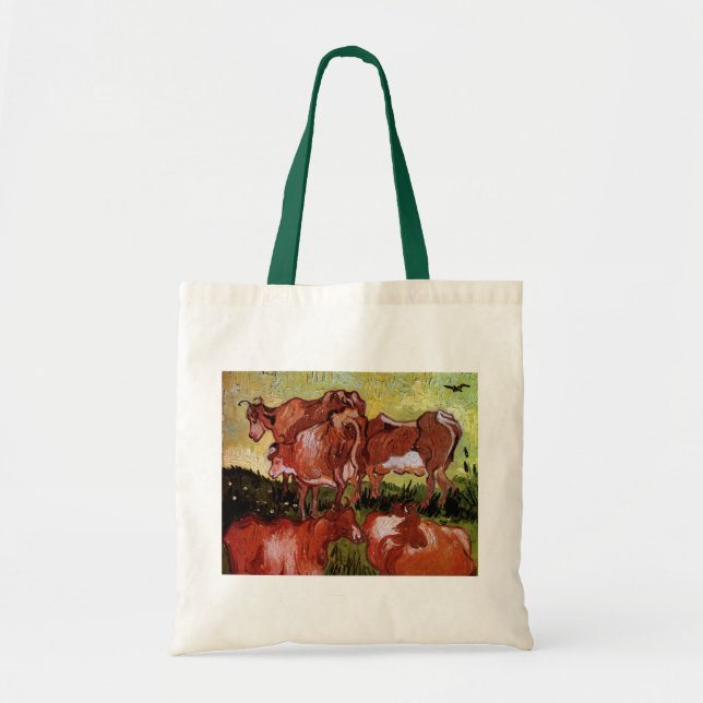 Bolsa Tote Vacas (segundo Jordaens) por Vincent van Gogh (Frente)