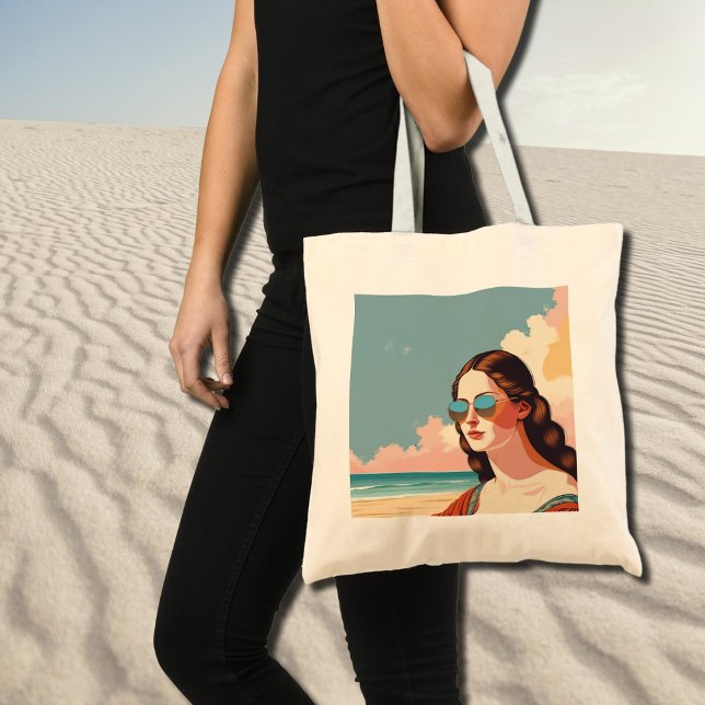 Bolsa Tote Vacation Vibes Mona Lisa Tote Bag (Criador carregado)