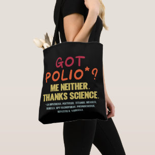 Bolsa Tote Vacinas Trabalham Obrigados Estudante de Epidemiol