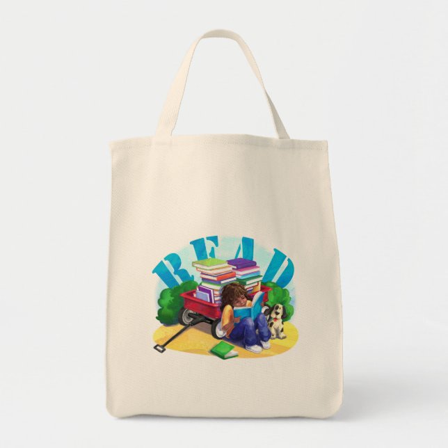 Bolsa Tote Vagão do Livro (Frente)