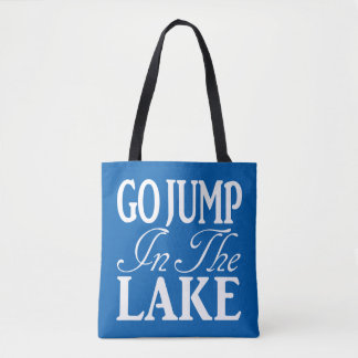 Bolsa Tote Vai Saltar No Lago