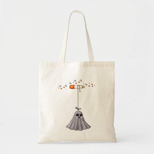 Bolsa Tote Vaia de Lil - sacola do Dia das Bruxas (Frente)