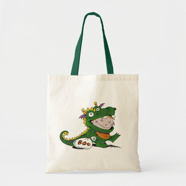 Bolsa Tote Vaia eu sou um dragão (Frente)